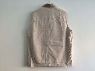 Mens classic vest，mens waist coat, gilet, vest in T/C fabric, beige colour, S-3XL, 049