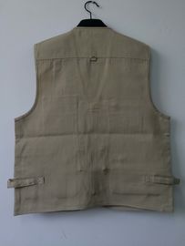 Mens classic vest in 100% polyester washed fabric, S-3XL, 4 colors can be chose