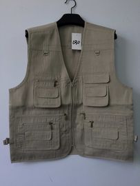 Mens classic vest in 100% polyester washed fabric, S-3XL, 4 colors can be chose