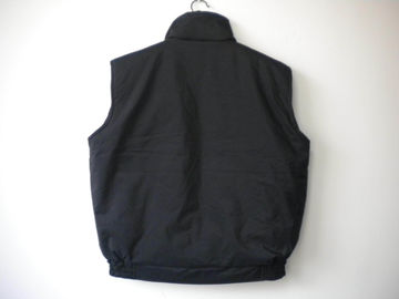 winter vest,  warm waist coat, grey, S-3XL, pongee outer, paded lining