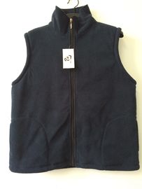 winter vest,  warm waist coat, navy, S-3XL, polar fleece with sherpa lining