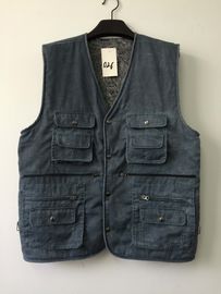 winter vest,  warm waist coat, navy, S-3XL, polyester plush lining