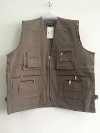 vest, waistcoat, polyester washed fabric, weeding vest, weeding waistcoat, S-3XL, 4 colors: black, blue, green & beige