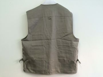 vest, waistcoat, polyester washed fabric, weeding vest, weeding waistcoat, S-3XL, 4 colors: black, blue, green & beige