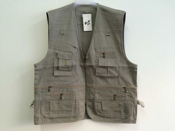 vest, waistcoat, polyester washed fabric, weeding vest, weeding waistcoat, S-3XL, 4 colors: black, blue, green & beige