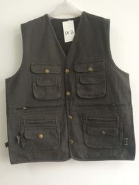 vest, waistcoat, mens vest in 100% cotton  fabric, fishing vest, fishing waistcoat casual vest