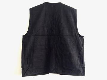 vest, mens vest in 100% cotton, fishing vest, casual vest