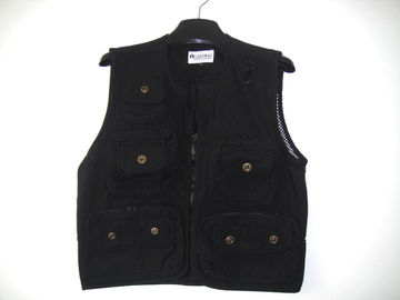 vest, photography vest, mens vest in T/C 65/35 fabric, fishing vest, casual vest