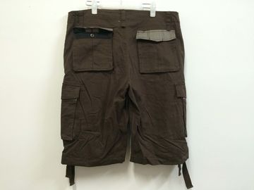 short, mens short in 100% cotton, fishing short, casual short,  chocolate color, S-3XL