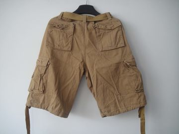 short, mens short in 100% cotton, fishing short, casual short, khaki color, S-3XL