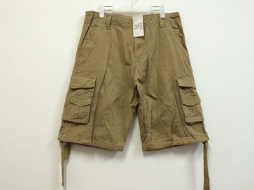 short, mens short in 100% cotton, fishing short, casual short, khaki color, S-3XL