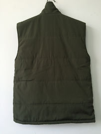 winter vest, winter waistcoat, olive green, S-3XL, wadding lining