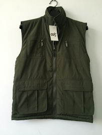 winter vest, winter waistcoat, olive green, S-3XL, wadding lining