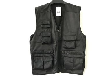 vest, mens vest in T/C 65/35 fabric, fishing vest, casual vest