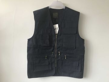 vest, waistcoat, polyester washed fabric, weeding vest, weeding waistcoat, S-3XL, 4 colors: black, blue, green & beige