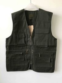 vest, waistcoat, polyester washed fabric, weeding vest, weeding waistcoat, S-3XL, 4 colors: black, blue, green & beige