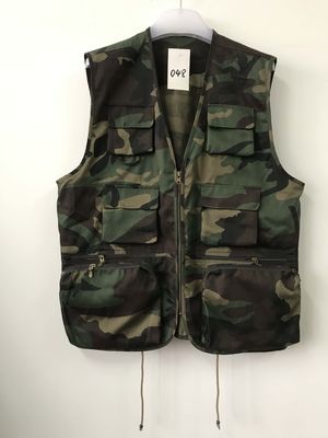 Mens classic vest, mens waist coat, camo vest in T/C 80/20 fabric, 048 camouflage vest, S-3XL