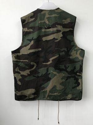 Mens classic vest, mens waist coat, camo vest in T/C 80/20 fabric, 048 camouflage vest, S-3XL