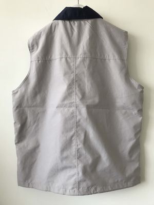 Mens classic vest，mens waist coat, gilet, vest in peach skin fabric, stone/beige colour, S-3XL, 049