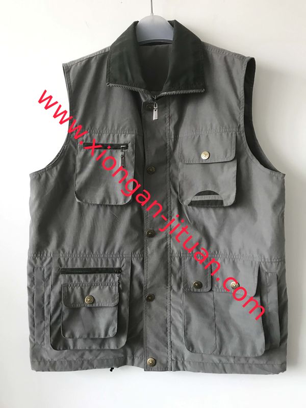 Mens classic vest，mens waist coat, gilet, vest in peach skin fabric, green colour, S-3XL, 049